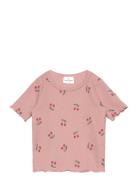The New Tnstoona S_S Rib Tee Rosa