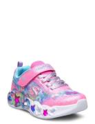 Skechers Girls Infinite Heart Lights Rosa