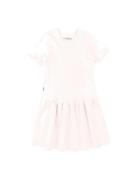 Gugguu Classic Rib Short Sleeve Dress Rosa