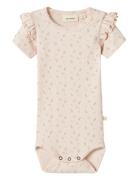 Lil'Atelier Nbfgago Kik Ss Slim Body Lil Rosa