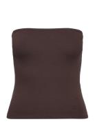 Gina Tricot Super Stretch Tube Top Brun