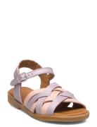 ANGULUS Sandals - Flat - Open Toe - Op Rosa