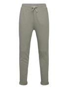 Lindex Trousers Slub Grön