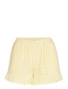 Lindex Pyjama Shorts Seersucker Floun Gul