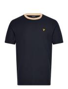 Lyle & Scott Contrast Collar T-Shirt Svart