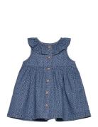 Mango Dress .-- Celine Marinblå