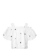 Mango Cotton Blouse With Embroidered Details Vit