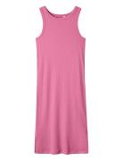 Name It Nkfhellemie Xsl Sl Dress Pb Rosa