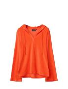 Lexington Clothing Organic Cotton Terry Surfer Hood Orange