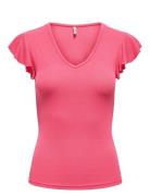 ONLY Onlbelia Cap Sleeve Top Jrs Noos Rosa