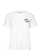 GANT Reg Graphic Ss T-Shirt Vit