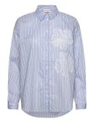 FREE/QUENT Shirt From Freequent In A Soft Material With Stripes. The S...