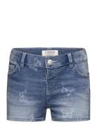 Lindex Shorts Denimjersey Butterflies Blå