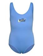 NIKE SWIM Nike Signature Swoosh U Back Piece Blå