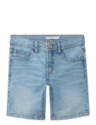 Name It Nkmsilas Slim L Dnm Shorts 3339-Is Tb Blå