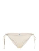 Weekday Structured Strappy Tie Bikini Underdelar Vit