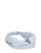 SUI AVA Checkered Hair Band Blå