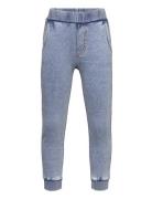 Lindex Mjukisbyxor Med Denim-Look Blå