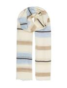 Becksöndergaard Stripeana Cowea Scarf Kräm