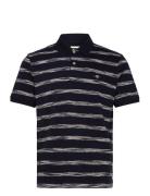 GANT Striped Polo Svart