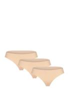 Hunkemöller 3-Pack Invisible Thong Beige