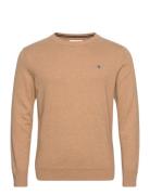 GANT Classic Cotton C-Neck Beige