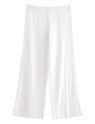 Lindex Vida Pyjamasbyxor I Pointelle Vit
