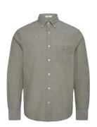 GANT Reg Classic Poplin Shirt Grå