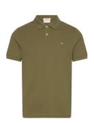GANT Slim Shield Ss Pique Polo Grå