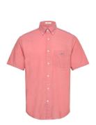 GANT Reg Classic Poplin Ss Shirt Rosa