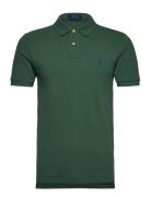Polo Ralph Lauren Slim Fit Mesh Polo Shirt Grön