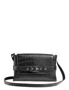 Markberg Emeraldmbg Crossb. Bag, Croco Svart