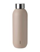 Stelton Keep Cool Vacuum Insulated Bottle, 0.6 L Beige