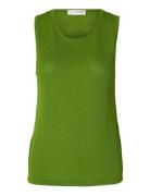 Selected Femme Slfmoon Sus Sl Knit Top B Grön