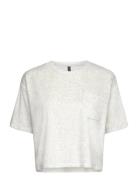 Hunkemöller Top Ss Cotton Velours Grå