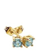 Pipol's Bazaar Sandrine Hoop Ear Gold Green Blå