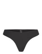 Weekday V-Shaped Ribbed Bikini Thong Svart