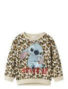 Name It Nmfjanni Stitch Nreg Sweat Unb Wdi Beige