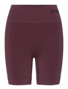 Hummel Hmltif Seamless Shorts Burgundy
