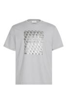 Calvin Klein Jeans Ss 20S Ck Macro Aop Puff Graphic Grå