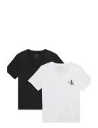 Calvin Klein Jeans A- Logo Vn 2 Pack Tee Vit