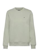 Tommy Jeans Tjw Reg S Flag Crew Grön