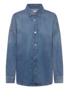 Calvin Klein Jeans Relaxed Linen Denim Shirt Dayton Blå