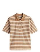 Tommy Hilfiger 1985 Reg Pique Polo Ss Beige