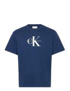 Calvin Klein Jeans Ss Hero Monologo Tee 20S Blå
