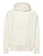Calvin Klein Jeans Premium Terry Monogram Hoodie Kräm