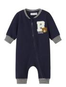 Name It Nbmkiddy Ls Sweat Suit Unb Marinblå