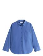 Tommy Hilfiger Ess Poplin New Easy Shirt Blå