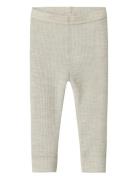 Name It Nbnwax Wool Rib Legging Noos Kräm