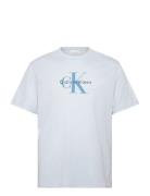 Calvin Klein Jeans Ss Hero Monologo Tee 20S Blå
